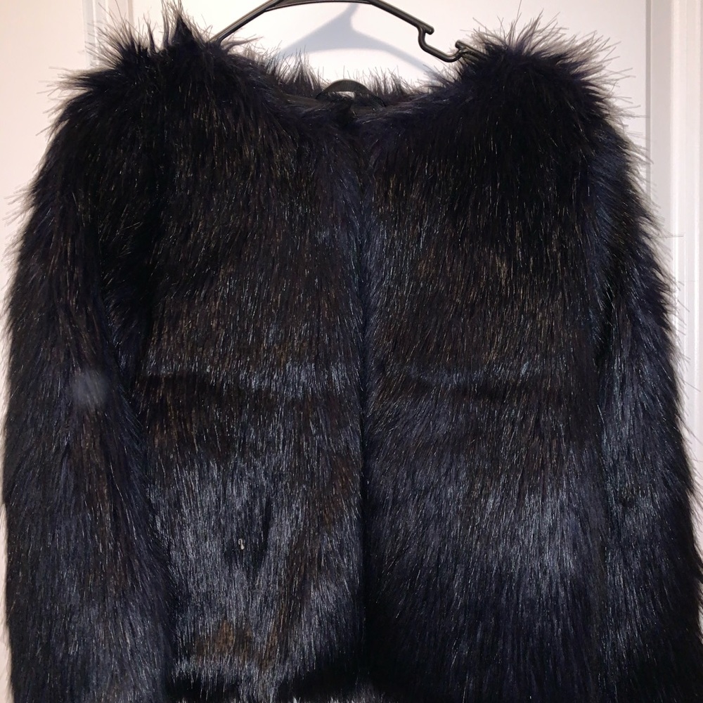 Faux fur coat